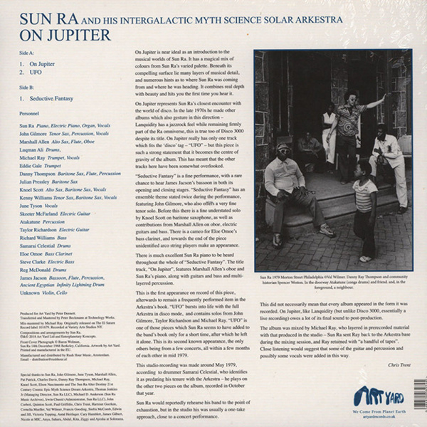 Sun Ra - On Jupiter (2017 Repress) (Back)