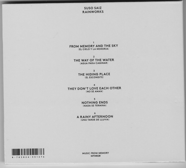 Suso Saiz - Rainworks (Back)