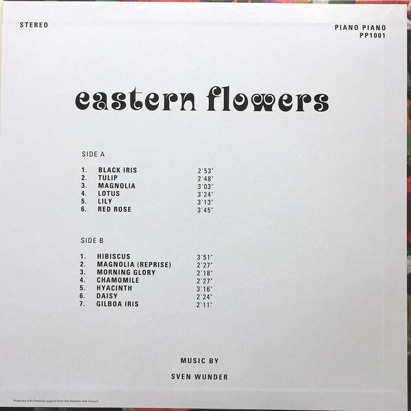 Sven Wunder - Eastern Flowers (Back)