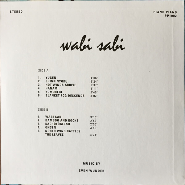 Sven Wunder - Wabi Sab (Back)