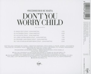 Swedish House Mafia - Don't You Worry Child (Feat. John Martin (Back)