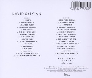 Sylvian,David - A Victim Of Stars 1982-2012 (Standard Ed (Back)