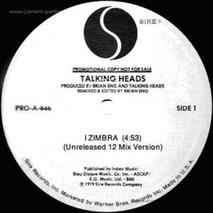 TALKING HEADS - I Zimba / Burning Down (repress)