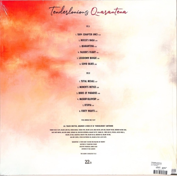 TENDERLONIOUS - Quarantena (Back)