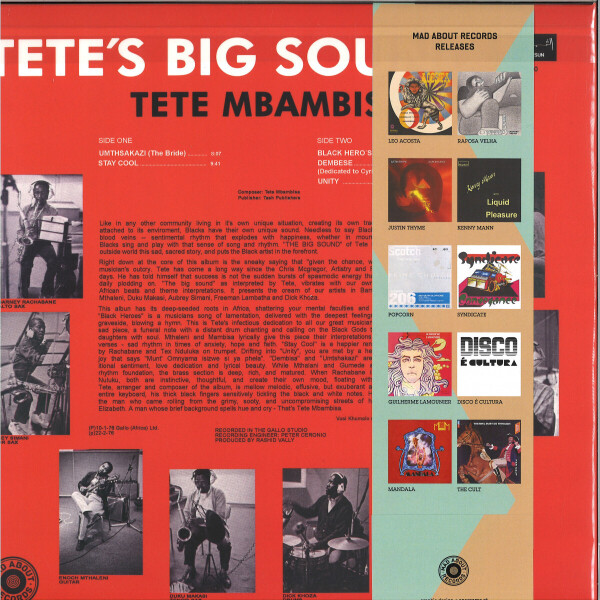TETE MBAMBISA - TETE’S BIG SOUND (Back)
