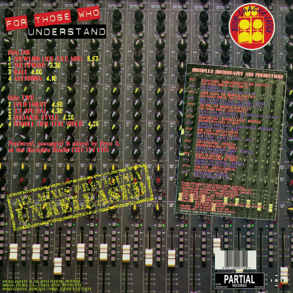 THE DISCIPLES - For Those Who Understand (Back)