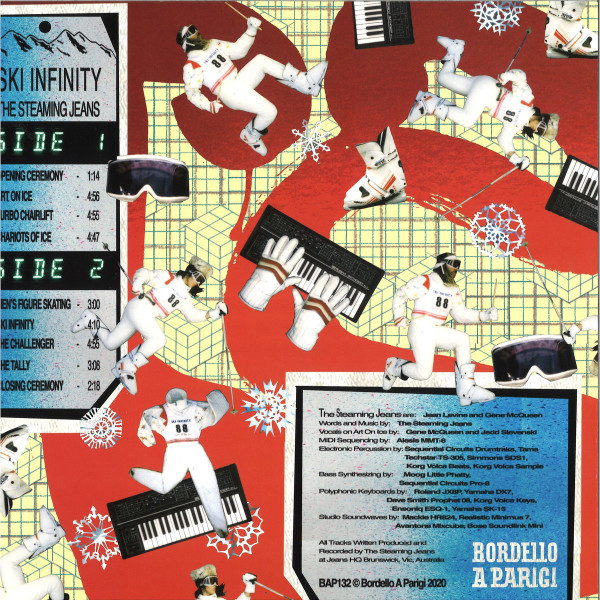 THE STEAMING JEANS - SKI INFINITY LP (Back)