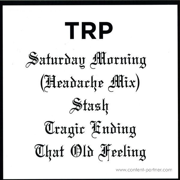 TRP - Saturday Morning EP (Back)