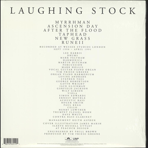 Talk Talk - Laughing Stock (Vinyl LP Reissue) (Back)