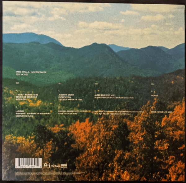 Tame Impala - Innerspeaker (Ltd. Ed. 10th Anniv. 4LP Reissue) (Back)