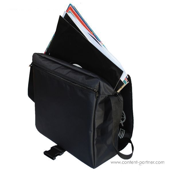 Technics Tec-Deck Messenger Bag - Black / Silver Bag (Back)