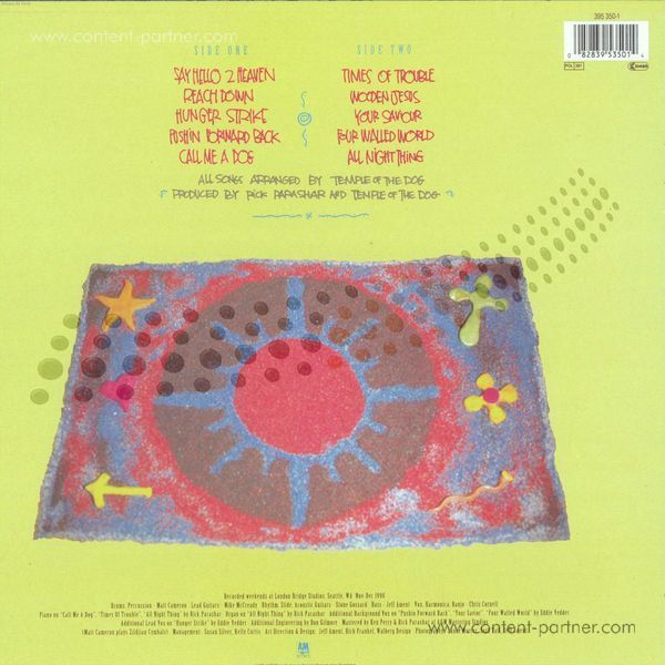 Temple Of The Dog - Temple Of The Dog (2LP) (Back)