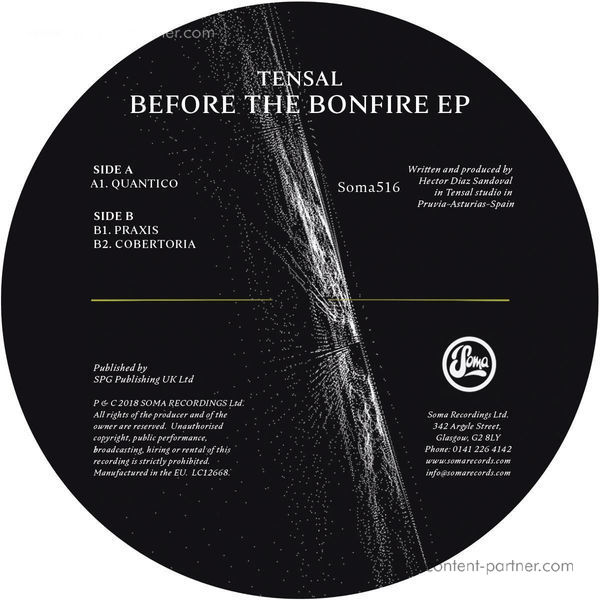 Tensal - Before The Bonfire Ep (Back)