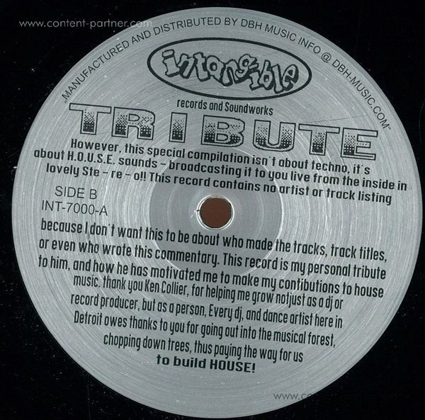 Terrence Parker - Tribute Ep (Back)