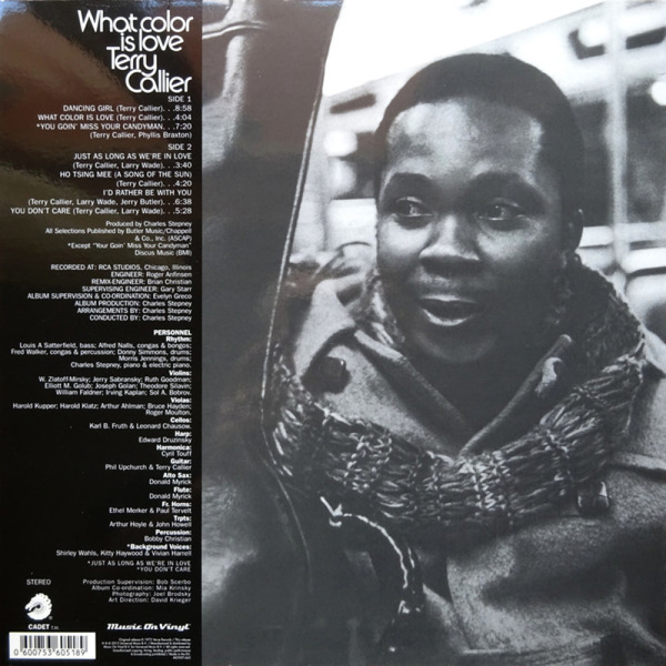 Terry Callier - What Color Is Love (180g reissue) (Back)