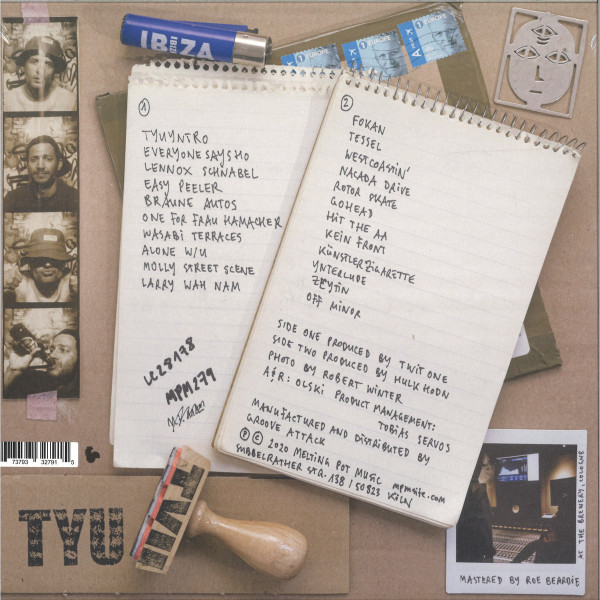 Testiculo Y Uno - TWO (LP) (Back)
