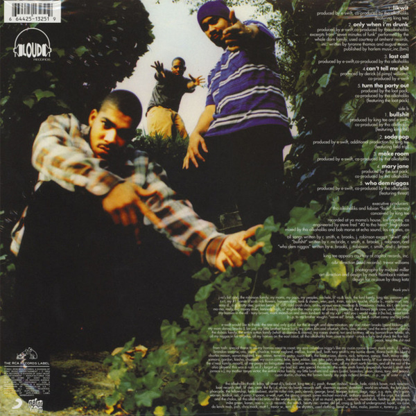 Tha Alkaholiks - 21 & Over (2LP reissue) (Back)