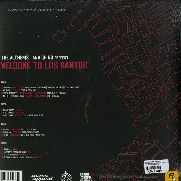 The Alchemist & Oh No - Present: Welcome to Los Santos (Back)