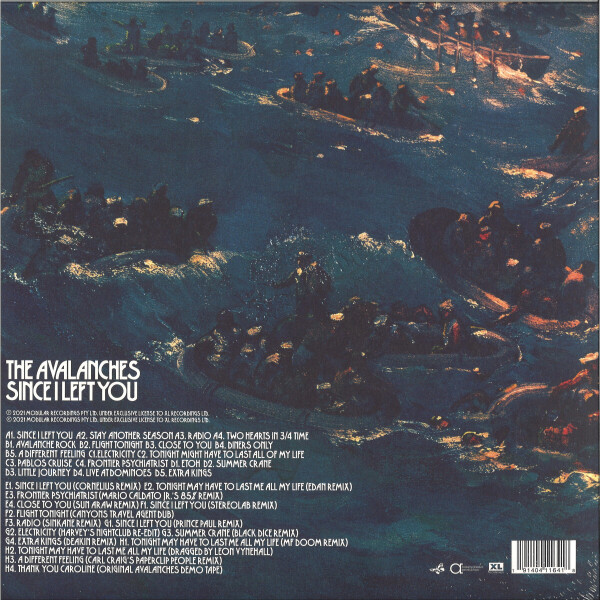 The Avalanches - Since I Left You (20th Anniv. Deliuxe Edition 4LP) (Back)