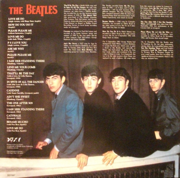 The Beatles - 1958 - 1962 (LP Repress) (Back)