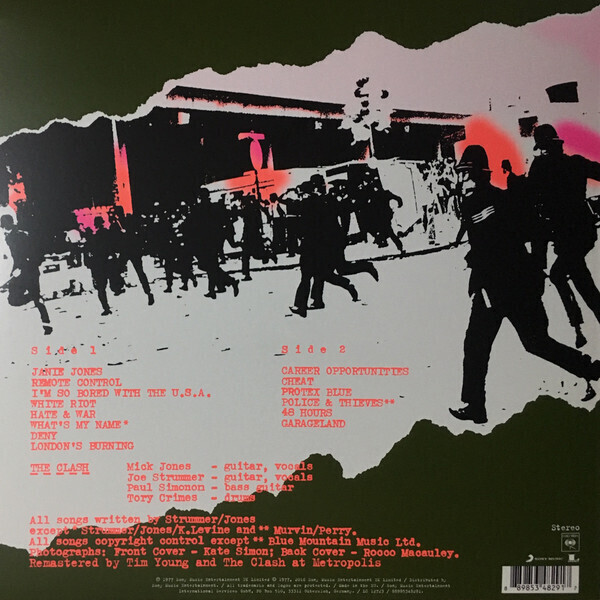 The Clash - The Clash (Reissue) (Back)
