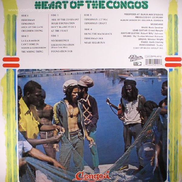 The Congos - Heart Of The Congos (40th Anniversary 3LP Edition) (Back)