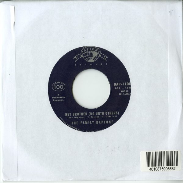 The Family Daptone / The 100 Knights Orchestra - Hey Brother (Do Unto Others) / Soul Fugue (Back)