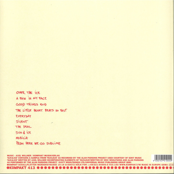 The Field - From Here We Go Sublime (Back)