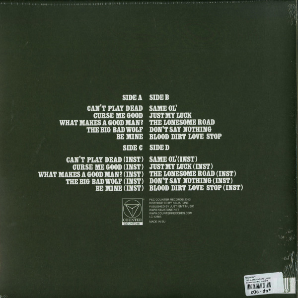 The Heavy - The Glorious Dead (LP+MP3) (Back)