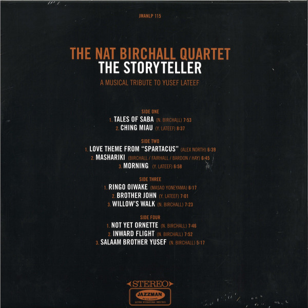 The Nat Birchall Quartet - The Storyteller- A Musical Tribute To Yusef Lateef (Back)