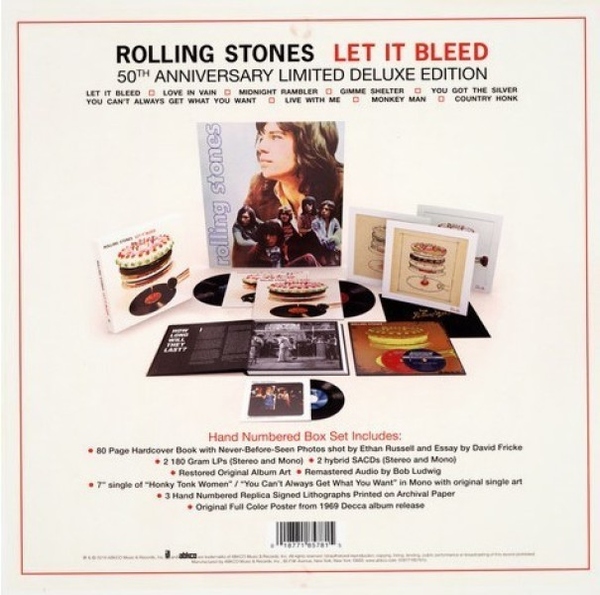 The Rolling Stones - Let It Bleed (Ltd.50th Anniv. 5LP Box Set) (Back)