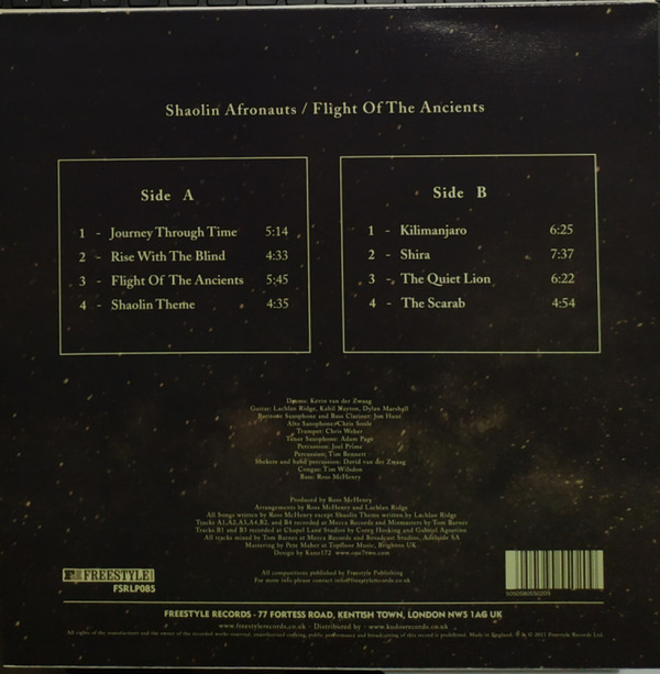 The Shaolin Afronauts - Flight of The Ancients (Back)