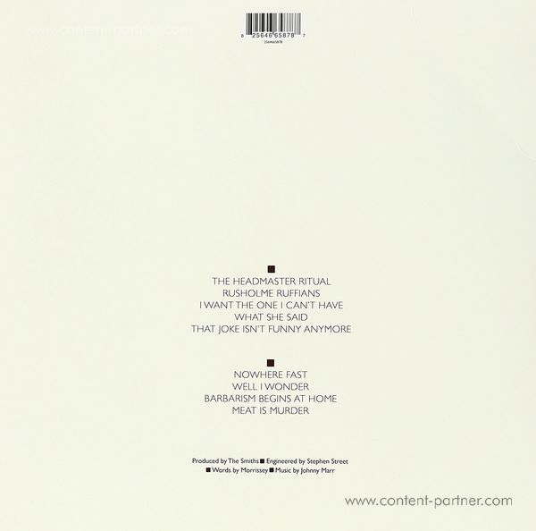 The Smiths - Meat is Murder (Back)