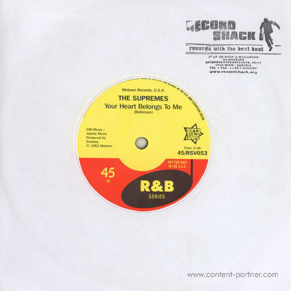 The Supremes - Your Heart Belongs To Me