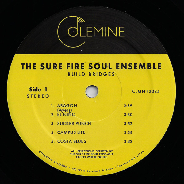 The Sure Fire Soul Ensemble - Build Bridges (LP) (Back)