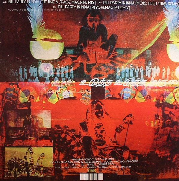 The Time And Space Machine - Pill Party In India (Back)