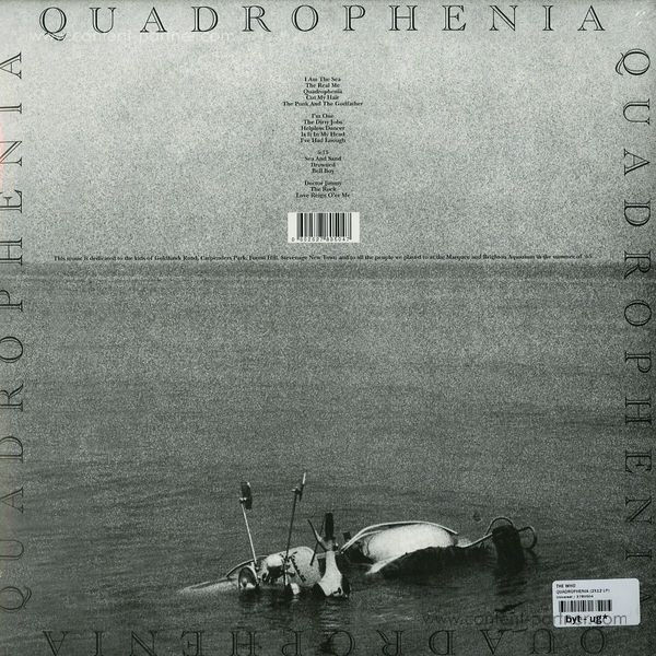The Who - Quadrophenia (Back)