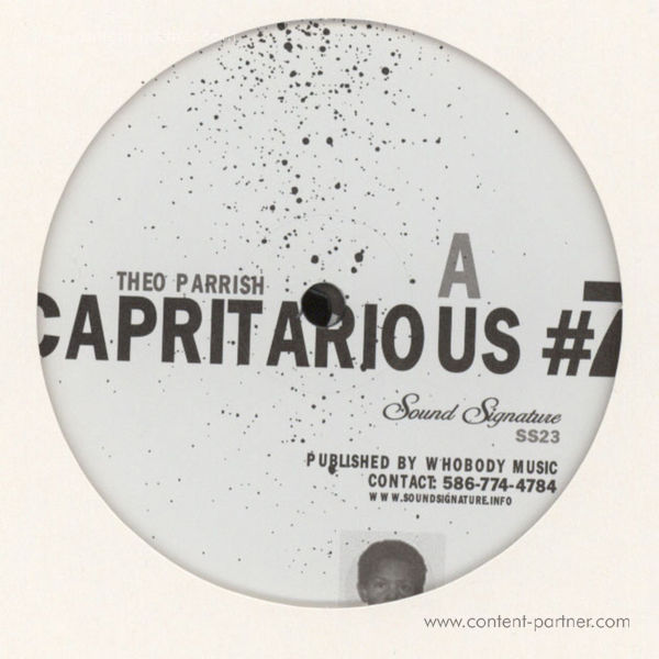 Theo Parrish - Capritarious #7 (Repress)