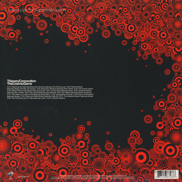 Thievery Corporation - The Cosmic Game (2LP Repress) (Back)