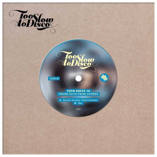Those Guys From Athens - Too Slow To Disco Edits 10 lim. colored double 7"