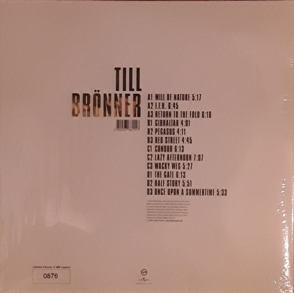 Till Brönner - Till Brönner (Ltd. Red Coloured Vinyl 2LP) (Back)