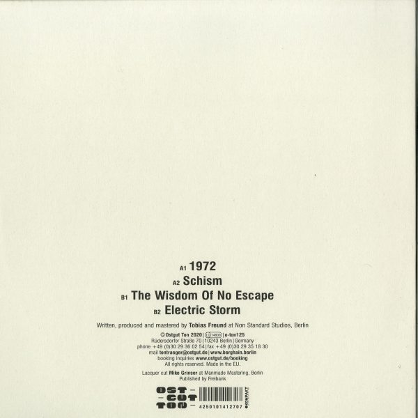 Tobias. - 1972 (Back)