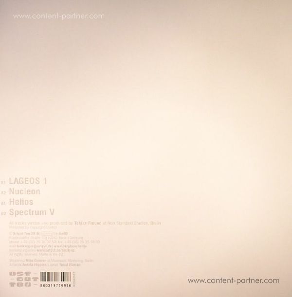 Tobias. - Helium Sessions : (USED/OPEN COPY) (Back)