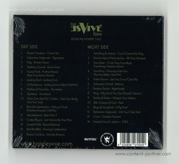 Tom Novy - hotel es vive ibiza-session volume two (Back)