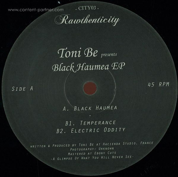 Toni Be - Black Haumea EP