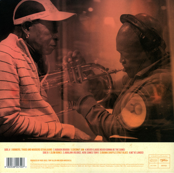 Tony Allen & Hugh Masekela - Rejoice (180g Vinyl LP) (Back)