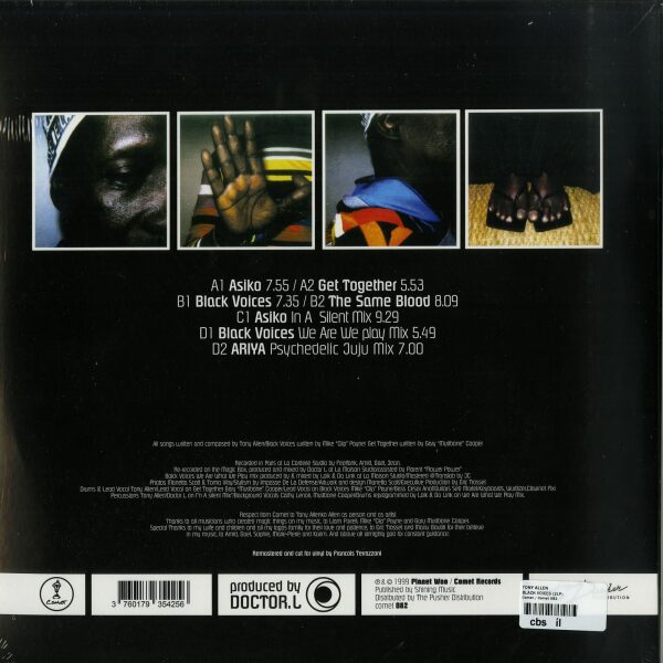 Tony Allen - Black Voices (2LP reissue) (Back)