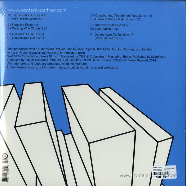 Transllusion - The Opening Of The Cerebral Gate 3x12 (Back)