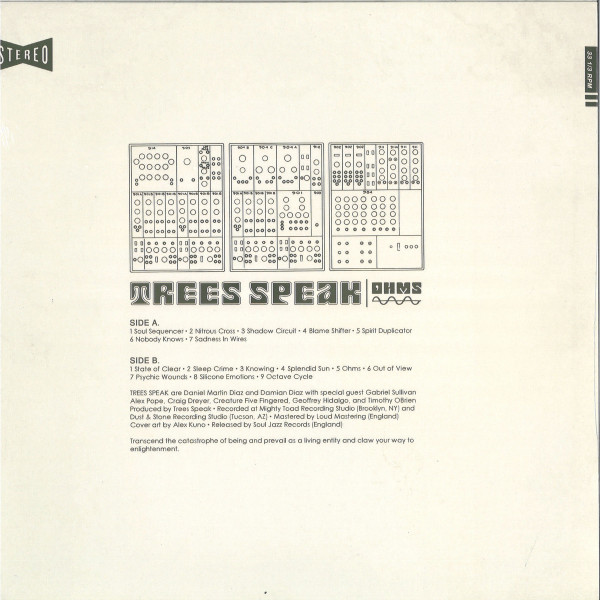 Trees Speak - Ohms (Back)