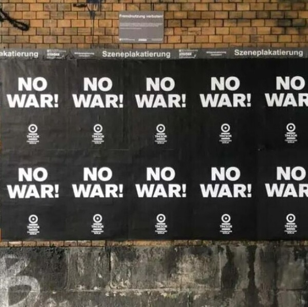 Tresor - No War! - A1 Poster (100% Donation for Ukraine!!)